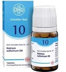 DHU Sch&uuml;&szlig;ler-Salz Nr. 10 Natrium sulfuricum D6 Tabletten 80 St