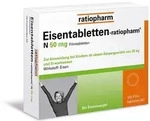 EISENTABLETTEN-ratiopharm N 50 mg Filmtabletten 100 St