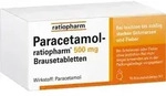 PARACETAMOL-ratiopharm 500 mg Brausetabletten 10 St