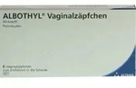 ALBOTHYL Vaginalz&auml;pfchen 90 mg 6 St
