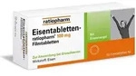 EISENTABLETTEN-ratiopharm 100 mg Filmtabletten 50 St