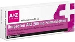 IBUPROFEN AbZ 200 mg Filmtabletten 10 St