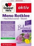 DOPPELHERZ Meno Rotklee+Nachtkerzenoel+Biotin Kps. 30 St