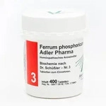 BIOCHEMIE Adler 3 Ferrum phosphoricum D 12 Tabl. 400 St