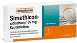 SIMETHICON-ratiopharm 85 mg Kautabletten 20 St
