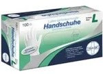 HANDSCHUHE Einmal Latex gepudert M 100 St