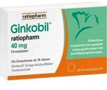 GINKOBIL-ratiopharm 40 mg Filmtabletten 30 St