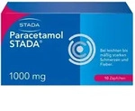 PARACETAMOL STADA 1000 mg Z&auml;pfchen 10 St
