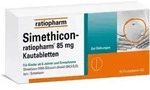 SIMETHICON-ratiopharm 85 mg Kautabletten 50 St