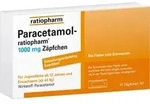PARACETAMOL-ratiopharm 1.000 mg Z&auml;pfchen 10 St