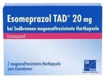 ESOMEPRAZOL TAD 20 mg bei Sodbrennen msr.Hartkaps. 7 St