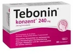 TEBONIN konzent 240 mg Filmtabletten 80 St