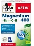 DOPPELHERZ Magnesium 400+B12+C+E Tabletten 30 St