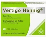 VERTIGO HENNIG Tabletten 100 St