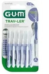 GUM TRAV-LER 0,6mm Kerze hellblau Interdentalb&uuml;r. 6 St