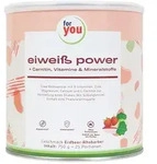 FOR YOU eiwei&szlig; power Erdbeere Pulver 750 g