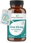 ZINK 25 mg Immunsystem Plus hochdosiert Kapseln + vegan 120 St
