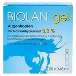 BIOLAN Gel Augentropfen 20X0.45 ml