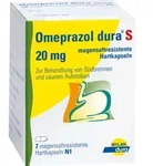 OMEPRAZOL dura S 20 mg magensaftresist.Hartkapseln 7 St