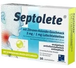 SEPTOLETE m.Zitronen-Holund.Geschm.3mg/1mg Lut.-T. 16 St