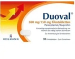 DUOVAL 500 mg/150 mg Filmtabletten 10 St