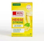 WEPA hei&szlig;e Zitrone+Vit.C+Calcium zuckerfrei Pulver 100 g