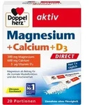 DOPPELHERZ Magnesium+Calcium+D3 DIRECT Pellets 20 St