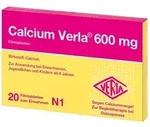 CALCIUM VERLA 600 mg Filmtabletten 20 St