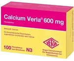 CALCIUM VERLA 600 mg Filmtabletten 100 St