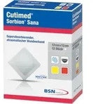 CUTIMED Sorbion SANA Wundauflage 12x12 cm 12 St