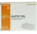 ALLEVYN Thin 5x6 cm d&uuml;nne Wundauflage 10 St