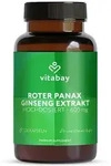 ROTER PANAX Ginseng Extrakt 600 mg vegan Kapseln 120 St