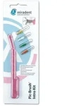 MIRADENT Interd.Pic-Brush Intro Kit 1H+4B.tra.pink 1 St