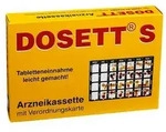 DOSETT S Arzneikassette rot 1 St