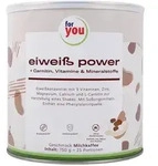 FOR YOU eiwei&szlig; power Milchkaffee Pulver 750 g