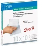 H&Ouml;GA-KOMPRESSEN 10x10 cm steril 8fach 5X2 St