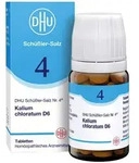DHU Sch&uuml;&szlig;ler-Salz Nr. 4 Kalium chloratum D6 Tabletten 80 St