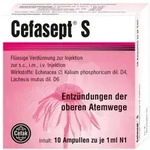 CEFASEPT S Injektionsl&ouml;sung 100 St