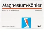 MAGNESIUM K&Ouml;HLER Kapseln 63,1 g