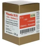 VITAMIN B12+B6+Fols&auml;ure Komplex N Kapseln 60 St