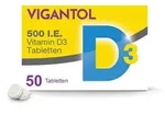 VIGANTOL 500 I.E. Vitamin D3 Tabletten 50 St