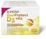 EUNOVA DuoProtect D3+K2 2000 I.E./80 &mu;g Kapseln 90 St