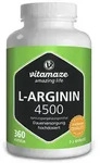 L-ARGININ HOCHDOSIERT 4.500 mg Kapseln 360 St