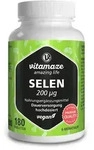 SELEN 200 &mu;g hochdosiert vegan Tabletten 180 St