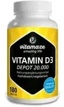 VITAMIN D3 20.000 I.E. Depot hochdosiert Tabletten Familienpackung 180 St