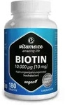 BIOTIN 10 mg hochdosiert vegan Tabletten 180 St