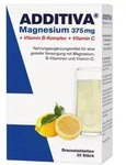 ADDITIVA Magnesium 375 mg+Vitamin B-Komplex+Vit.C 20X6 g