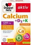 DOPPELHERZ Calcium+D3+K Tabletten 120 St