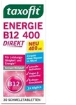 TAXOFIT Energie B12 400 Direkt Schmelztabletten 30 St