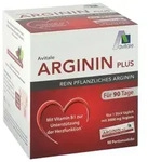 Arginin Plus B1+B6+B12+Fols&auml;ure, rein pflanzliches Arginin 90X5.9 g
